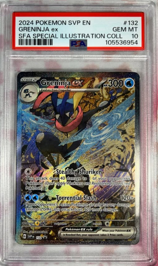 Pokémon Greninja EX SFA IR – Black Star Promo - PSA 10