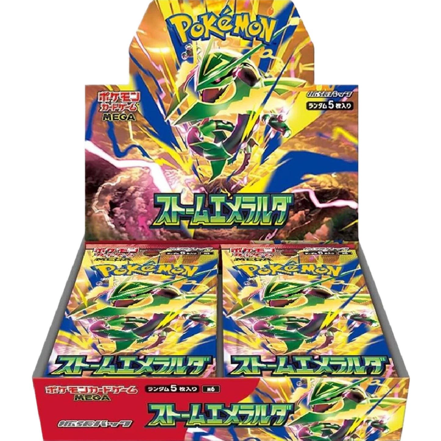 Pokémon Japanese Storm Emeralda Booster Box Factory Sealed